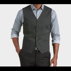 JOE Joseph Abboud Repreve® Gray Slim Fit Vest